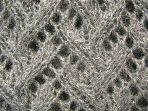 er FO to show you. This is knitted up from the Gotland yarn I bought from Croft Wools up on Applecross in the summer.
