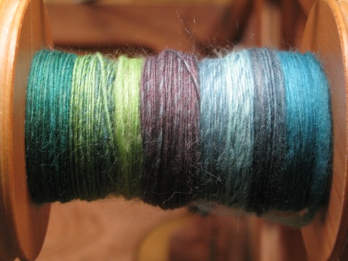 spinning keeping colour changes separate